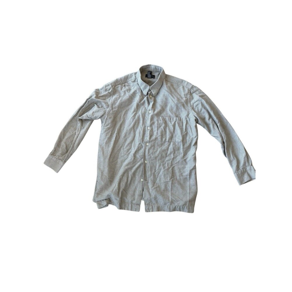 Toscano Men’s Button Down Shirt Long Sleeve Large